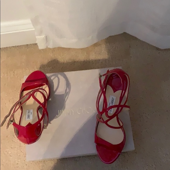 Jimmy Choo Red Pump - Picture 2 of 3